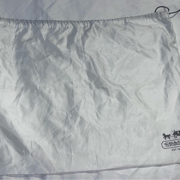 Coach Silver Dust Bag with Logo - Picture 1 of 2